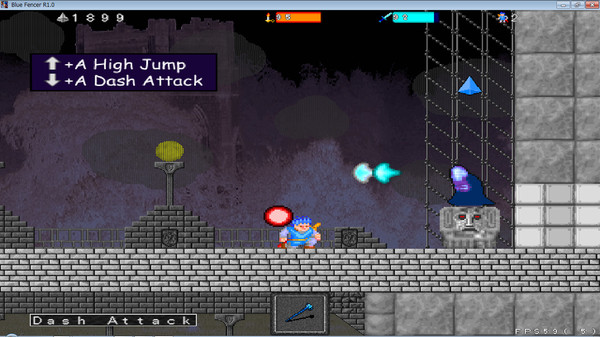 Blue fencer Resurrection screenshot 2
