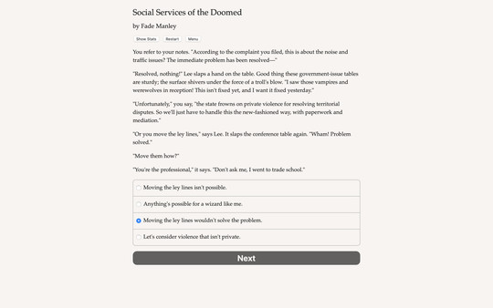 Social Services of the Doomed screenshot 3