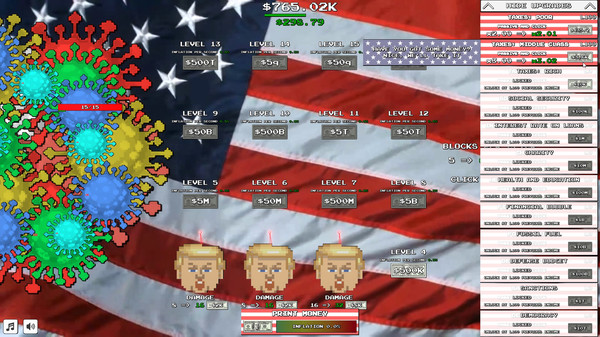 Trump VS Covid: Save The World Clicker screenshot 5