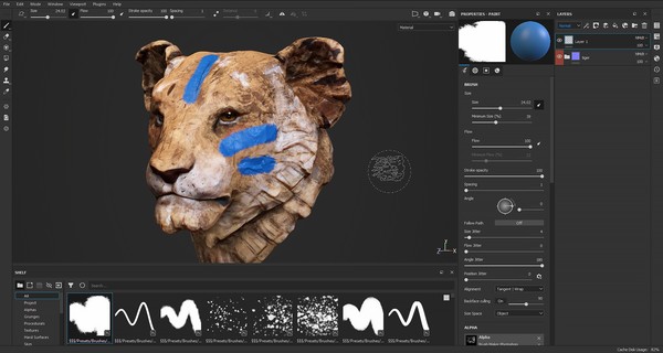 Substance 3D Painter 2021 screenshot 1