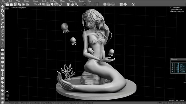 Curvy3D GO screenshot 1