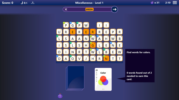 Shuzzler: The Word Game screenshot 1