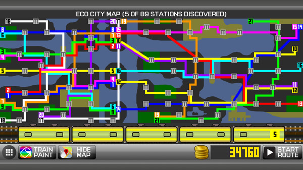 Subway Train Simulator 2D screenshot 8