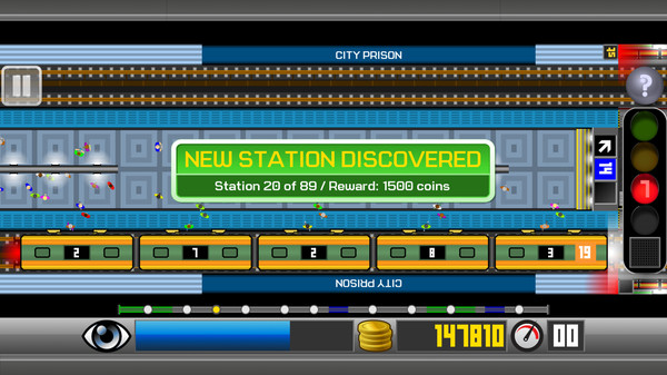 Subway Train Simulator 2D screenshot 6