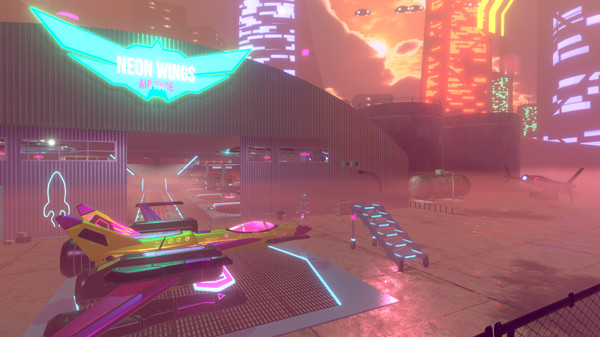 Neon Wings: Air Race screenshot 4