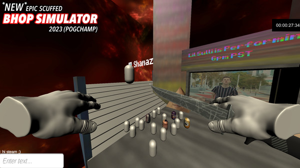 *NEW* SCUFFED EPIC BHOP SIMULATOR 2023 (POG CHAMP) screenshot 6