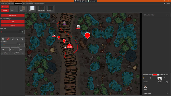 Dudes on a Map: Virtual Grid Paper screenshot 3