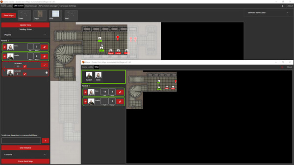 Dudes on a Map: Virtual Grid Paper screenshot 1