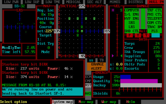 STAR FLEET II - Krellan Commander Version 2.0 screenshot 1