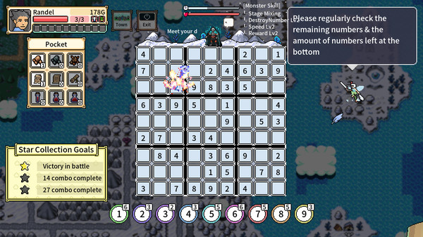 Sudoku RPG screenshot 2