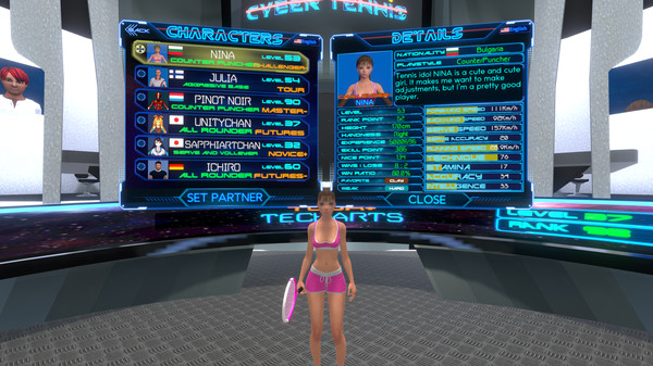 CYBER TENNIS screenshot 12