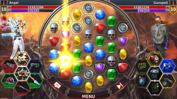 Gunspell 2 – Match 3 Puzzle RPG screenshot 2