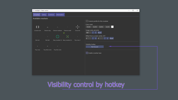HudSight - crosshair overlay screenshot 2