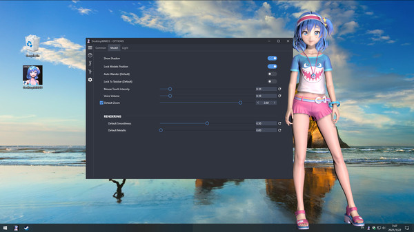 DesktopMMD3:Miss Fish screenshot 4