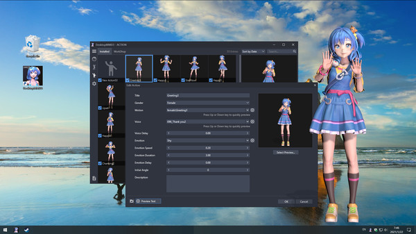 DesktopMMD3:Miss Fish screenshot 5