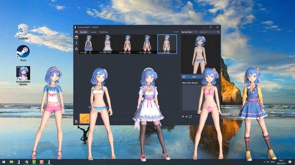 DesktopMMD3:Miss Fish screenshot 8