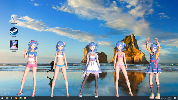 DesktopMMD3:Miss Fish screenshot 2
