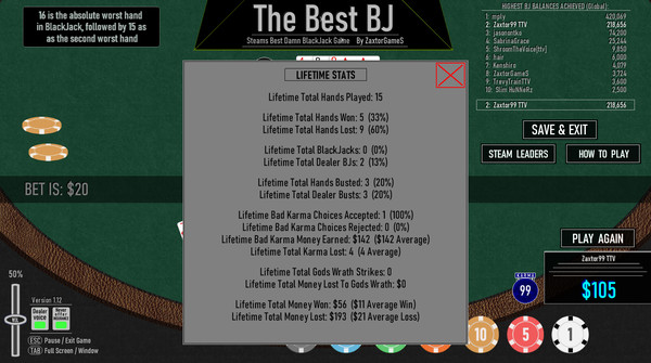 The Best BJ screenshot 7