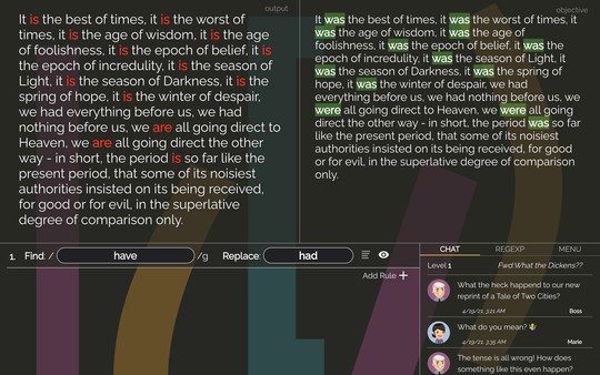 Copy Editor: A RegEx Puzzle screenshot 1