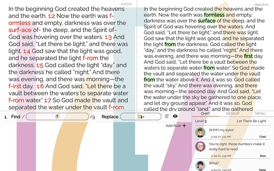 Copy Editor: A RegEx Puzzle screenshot 3