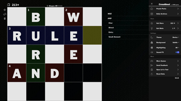 CrossAbout: Crosswords in Reverse (300★) screenshot 5