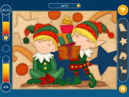 Christmas Mosaic Puzzle screenshot 1