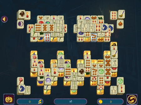 Halloween Night Mahjong screenshot 2