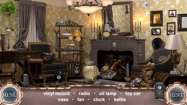 Time Machine - Find Objects. Hidden Pictures Game screenshot 1