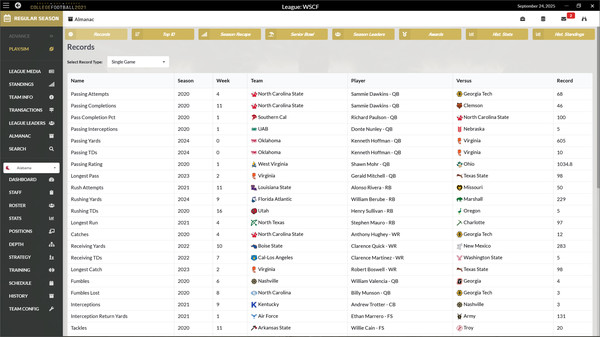 Draft Day Sports: College Football 2021 screenshot 8