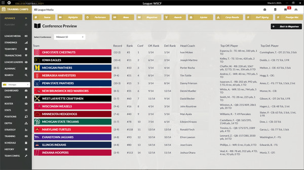 Draft Day Sports: College Football 2021 screenshot 7