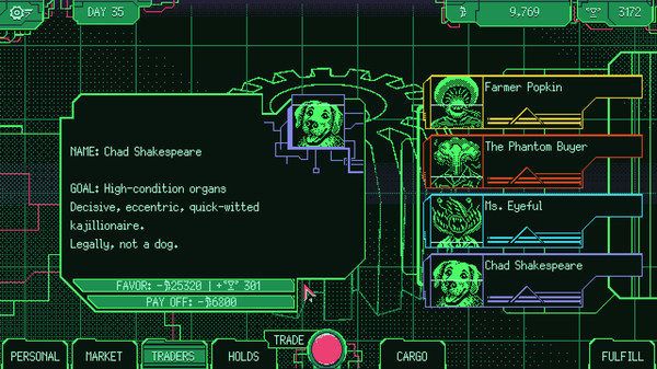 Space Warlord Organ Trading Simulator screenshot 5