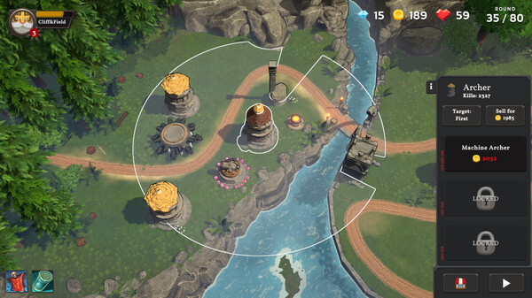 Cliff & Field Tower Defense screenshot 1