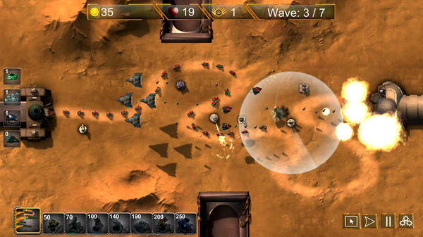 Marswar TD screenshot 2