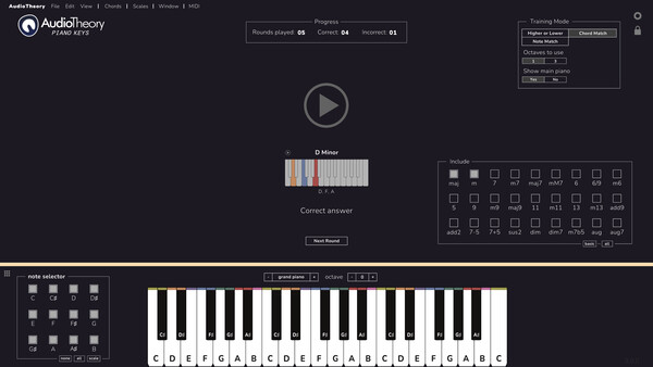 AudioTheory Piano Keys screenshot 3