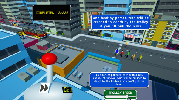 The Trolley Problem Game screenshot 1