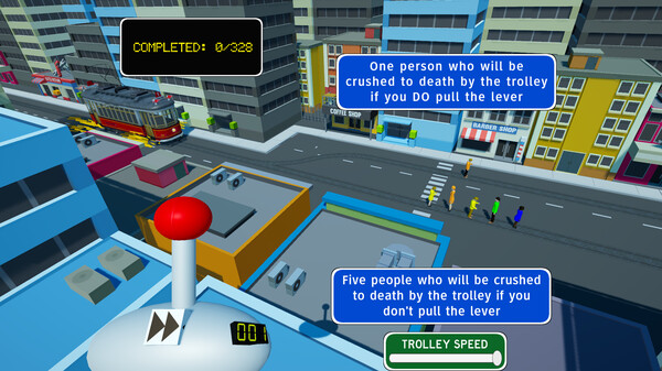 The Trolley Problem Game screenshot 2