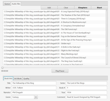 AudiobookConverter screenshot 1