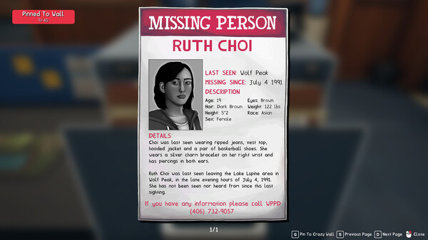 Wolf Peak: The Case of Ruth Choi screenshot 4