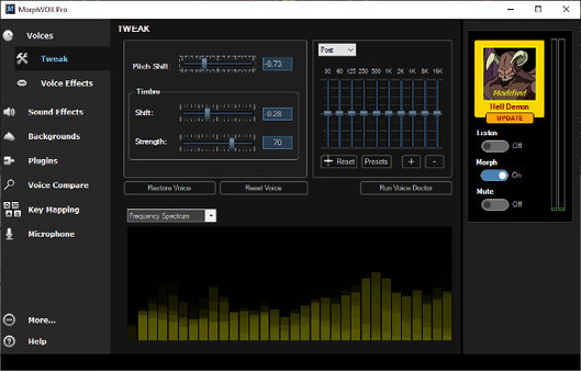 MorphVOX Pro 5 - Voice Changer screenshot 2