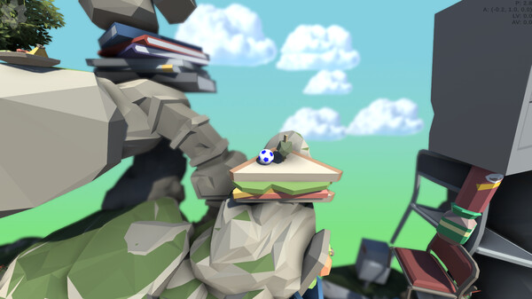 Kicking The Ball Over Mountains Of Stuff screenshot 4