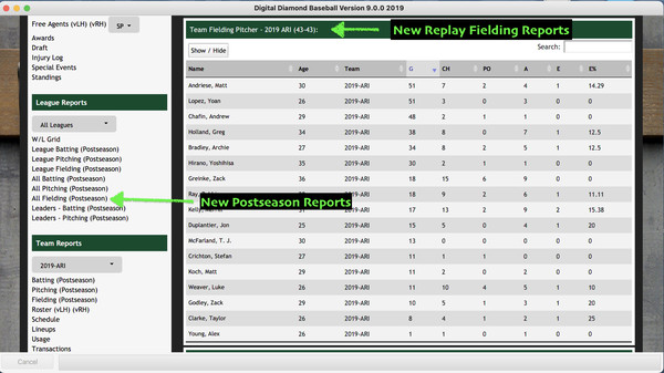 Digital Diamond Baseball V9 screenshot 9