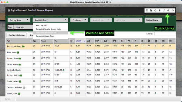 Digital Diamond Baseball V9 screenshot 4