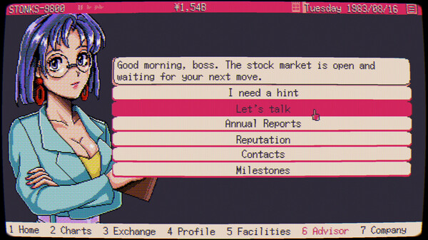 STONKS-9800: Stock Market Simulator screenshot 1