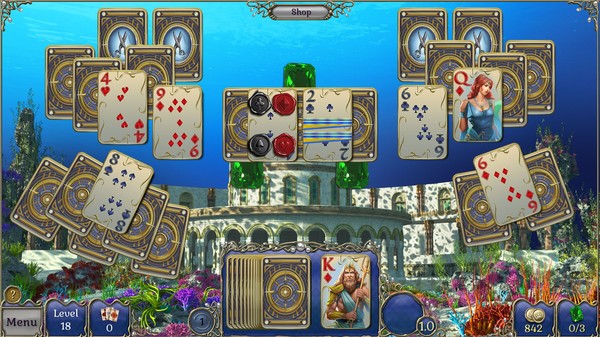 Jewel Match Atlantis Solitaire 2 - Collector's Edition screenshot 1