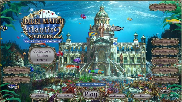 Jewel Match Atlantis Solitaire 2 - Collector's Edition screenshot 5