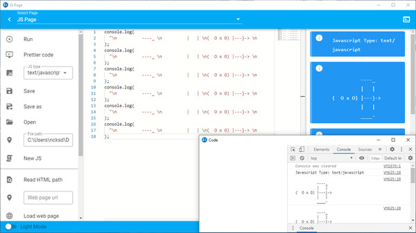 JS Page screenshot 2