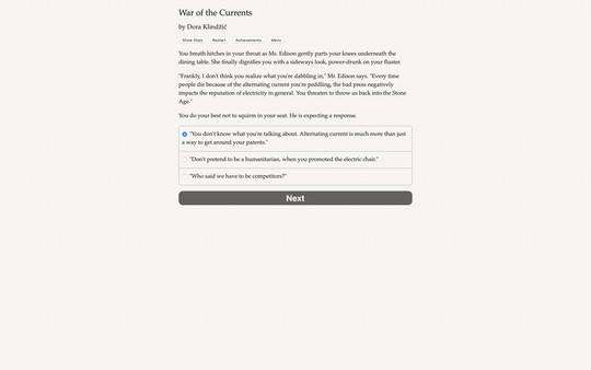 Nikola Tesla: War of the Currents screenshot 5
