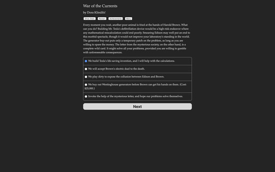 Nikola Tesla: War of the Currents screenshot 6