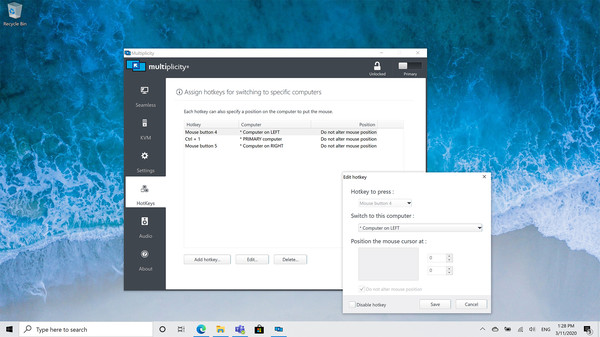 Multiplicity 3 KVM screenshot 3