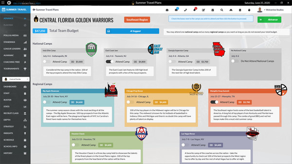Draft Day Sports: College Basketball 2021 screenshot 10